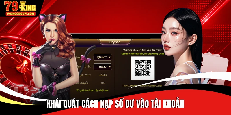 Khái quát cách nạp số dư vào tài khoản