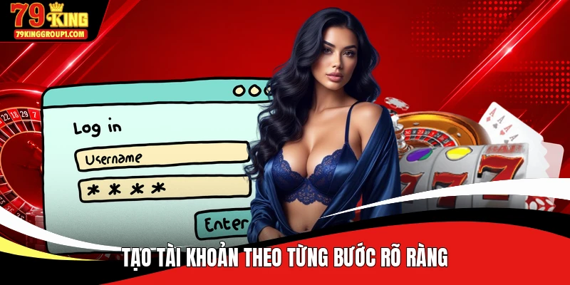 Tạo tài khoản theo từng bước rõ ràng